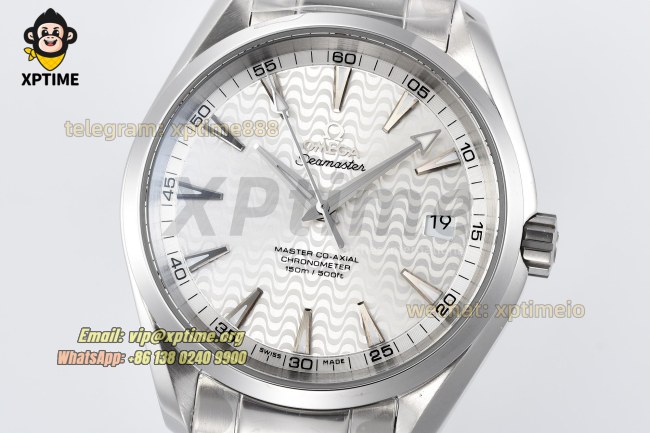 Aqua Terra 150M 41mm VSF Silver/Stick on SS/SS Bracelet A8500 Aqua Terra 150M 41mm VSF Silver/Stick on SS/SS Bracelet A8500