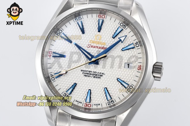 Aqua Terra 150M Ryder Cup 41mm VSF White/Stick on SS/SS Bracelet A8500 Aqua Terra 150M Ryder Cup 41mm VSF White/Stick on SS/SS Bracelet A8500