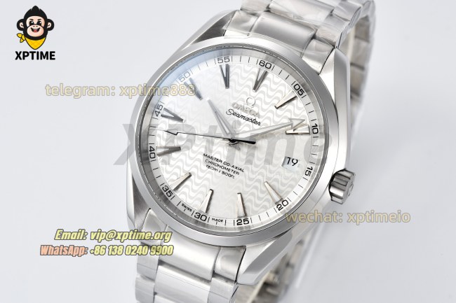 Aqua Terra 150M 41mm VSF Silver/Stick on SS/SS Bracelet A8500 Aqua Terra 150M 41mm VSF Silver/Stick on SS/SS Bracelet A8500