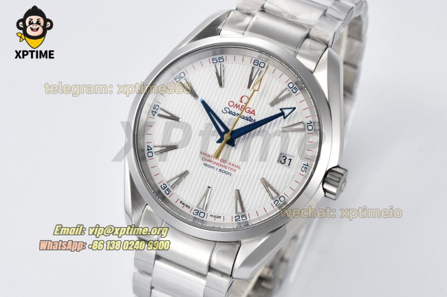 Aqua Terra 150M 41mm VSF White/Stick on SS/SS Bracelet A8500 Aqua Terra 150M 41mm VSF White/Stick on SS/SS Bracelet A8500