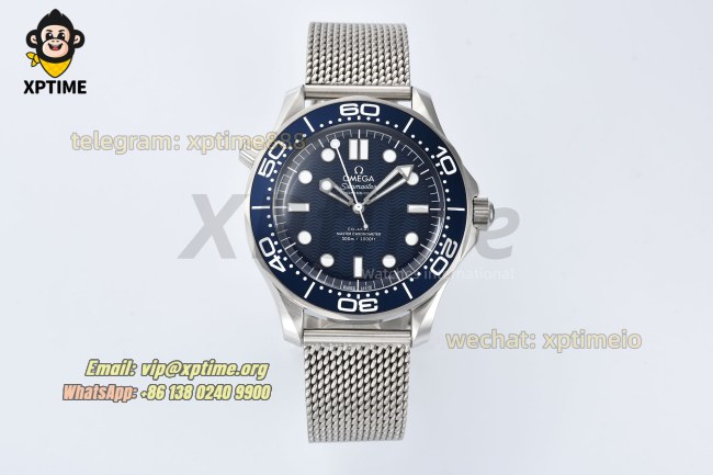 Seamaster 300M 42mm VSF Blue/Dot on SS/SS Bracelet A8806 Seamaster 300M 42mm VSF Blue/Dot on SS/SS Bracelet A8806