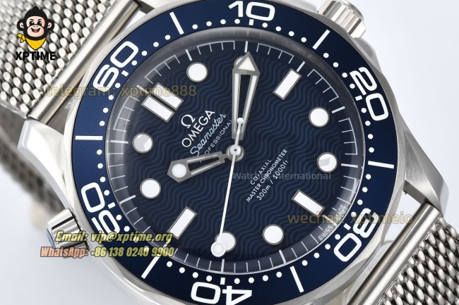 Seamaster 300M 42mm VSF Blue/Dot on SS/SS Bracelet A8806 Seamaster 300M 42mm VSF Blue/Dot on SS/SS Bracelet A8806