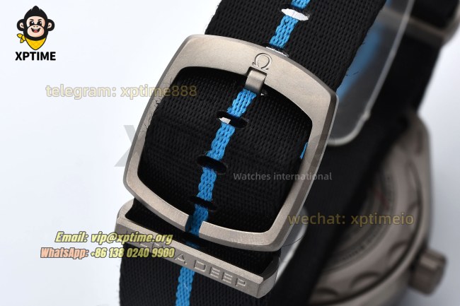 Planet Ocean Ultra Deep 45.5mm VSF Blue/Sticks & Numerals on SS/NA Strap A8912 Planet Ocean Ultra Deep 45.5mm VSF Blue/Sticks & Numerals on SS/NA Strap A8912