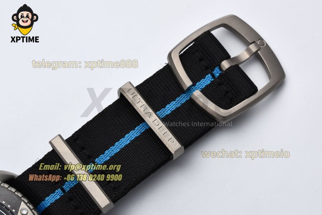 Planet Ocean Ultra Deep 45.5mm VSF Blue/Sticks & Numerals on SS/NA Strap A8912 Planet Ocean Ultra Deep 45.5mm VSF Blue/Sticks & Numerals on SS/NA Strap A8912