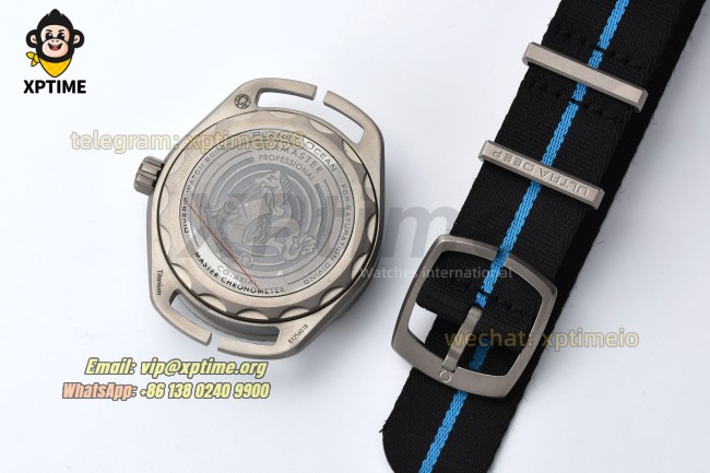 Planet Ocean Ultra Deep 45.5mm VSF Blue/Sticks & Numerals on SS/NA Strap A8912 Planet Ocean Ultra Deep 45.5mm VSF Blue/Sticks & Numerals on SS/NA Strap A8912