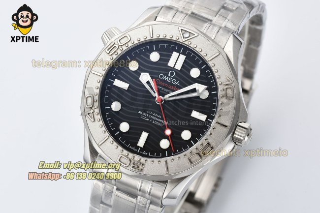 Seamaster 300M 42mm VSF Black/Dot on SS/SS Bracelet A8806