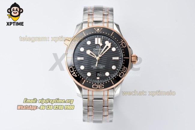 Seamaster 300M 42mm VSF Black/Dot on RG/SS Bracelet A8800 Seamaster 300M 42mm VSF Black/Dot on RG/SS Bracelet A8800