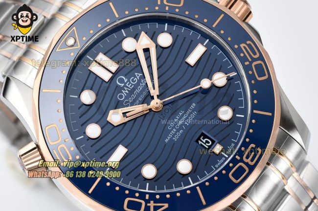 Seamaster 300M 42mm VSF Blue/Dot on RG/SS Bracelet A8800 Seamaster 300M 42mm VSF Blue/Dot on RG/SS Bracelet A8800
