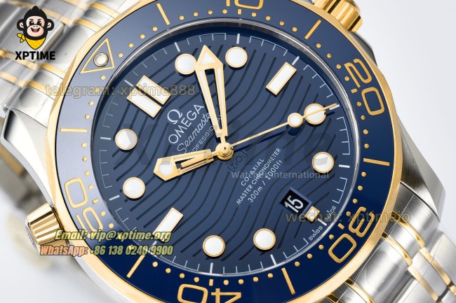 Seamaster 300M 42mm VSF Blue/Dot on YG/SS Bracelet A8800 Seamaster 300M 42mm VSF Blue/Dot on YG/SS Bracelet A8800