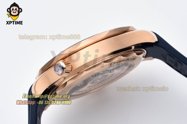 Seamaster 300M 42mm VSF Blue/Dot on RG/RU Strap A8801 Seamaster 300M 42mm VSF Blue/Dot on RG/RU Strap A8801