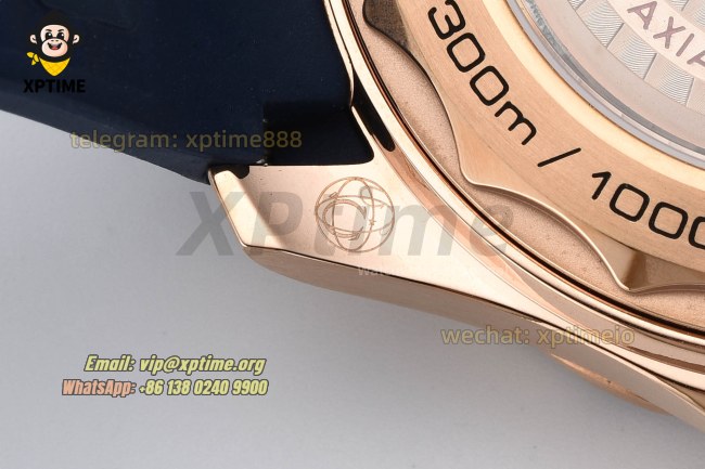 Seamaster 300M 42mm VSF Blue/Dot on RG/RU Strap A8801 Seamaster 300M 42mm VSF Blue/Dot on RG/RU Strap A8801