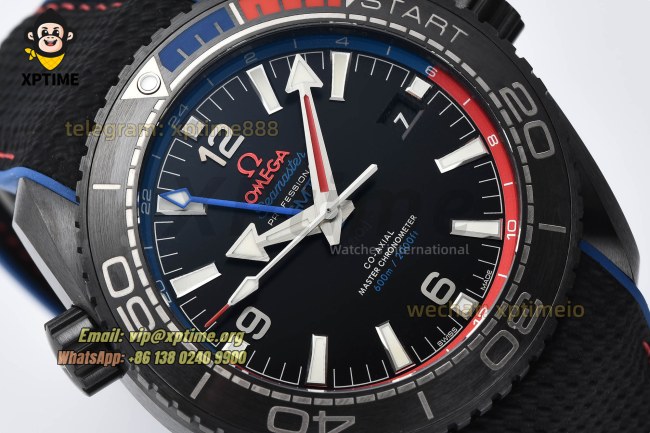 Planet Ocean GMT 45.5mm America Cup VSF Black/Stick on NY/RU Strap A8906 Super Clone Planet Ocean GMT 45.5mm America Cup VSF Black/Stick on NY/RU Strap A8906 Super Clone