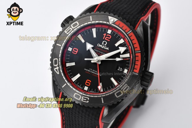 Planet Ocean GMT 45.5mm VSF Black/Stick on SS/RU Strap A8906 Super Clone Planet Ocean GMT 45.5mm VSF Black/Stick on SS/RU Strap A8906 Super Clone