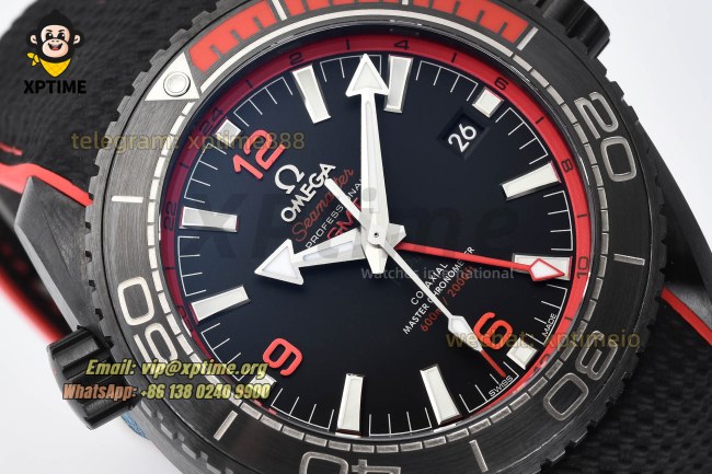 Planet Ocean GMT 45.5mm VSF Black/Stick on SS/RU Strap A8906 Super Clone Planet Ocean GMT 45.5mm VSF Black/Stick on SS/RU Strap A8906 Super Clone