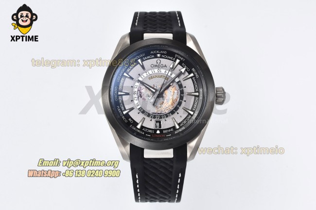 Aqua Terral 150M Worldtimer 43mm VSF Gray/Stick on SS/RU Strap A8938 Super Clone Aqua Terral 150M Worldtimer 43mm VSF Gray/Stick on SS/RU Strap A8938 Super Clone