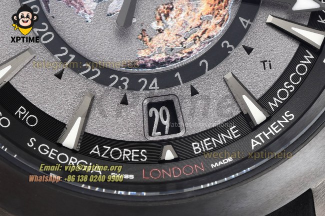 Aqua Terral 150M Worldtimer 43mm VSF Gray/Stick on SS/RU Strap A8938 Super Clone Aqua Terral 150M Worldtimer 43mm VSF Gray/Stick on SS/RU Strap A8938 Super Clone