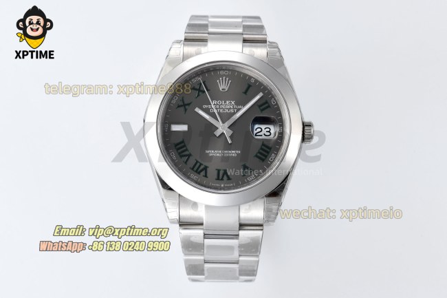 Datejust 126300 41mm VSF Gray/Roman on Oys SS/SS Bracelet VS3235 Super Clone Datejust 126300 41mm VSF Gray/Roman on Oys SS/SS Bracelet VS3235 Super Clone
