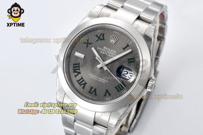 Datejust 126300 41mm VSF Gray/Roman on Oys SS/SS Bracelet VS3235 Super Clone Datejust 126300 41mm VSF Gray/Roman on Oys SS/SS Bracelet VS3235 Super Clone
