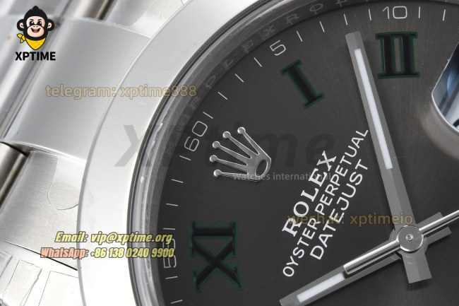 Datejust 126300 41mm VSF Gray/Roman on Oys SS/SS Bracelet VS3235 Super Clone Datejust 126300 41mm VSF Gray/Roman on Oys SS/SS Bracelet VS3235 Super Clone