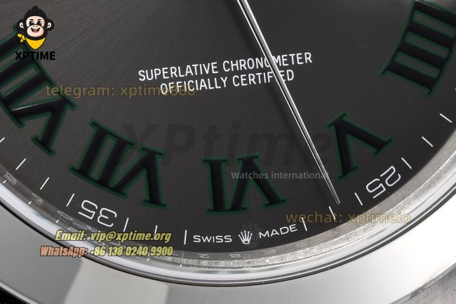 Datejust 126300 41mm VSF Gray/Roman on Oys SS/SS Bracelet VS3235 Super Clone Datejust 126300 41mm VSF Gray/Roman on Oys SS/SS Bracelet VS3235 Super Clone