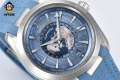 Aqua Terral 150M Worldtimer 43mm VSF Sky Blue/Stick on SS/RU Strap Calibre Super Clone Aqua Terral 150M Worldtimer 43mm VSF Sky Blue/Stick on SS/RU Strap Calibre Super Clone