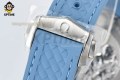 Aqua Terral 150M Worldtimer 43mm VSF Sky Blue/Stick on SS/RU Strap Calibre Super Clone Aqua Terral 150M Worldtimer 43mm VSF Sky Blue/Stick on SS/RU Strap Calibre Super Clone