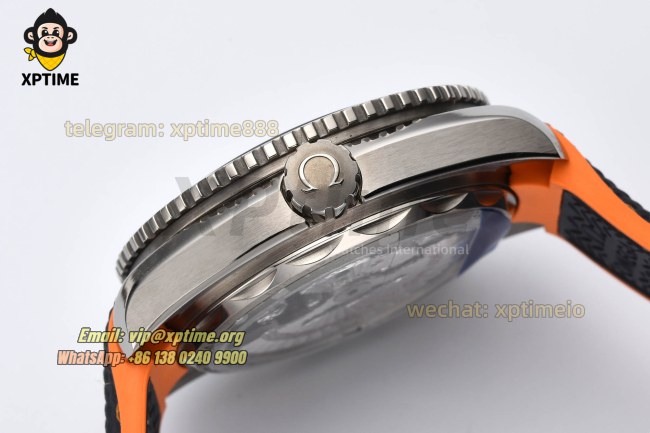 Planet Ocean 43.5mm VSF Gray/Stick/Orange Numeral on SS/RU Strap A8900 Super Clone Planet Ocean 43.5mm VSF Gray/Stick/Orange Numeral on SS/RU Strap A8900 Super Clone