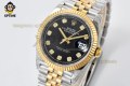 Datejust 126233 36mm VSF Black/Diamond on Jub YG/SS Bracelet VS3235 Super Clone Datejust 126233 36mm VSF Black/Diamond on Jub YG/SS Bracelet VS3235 Super Clone