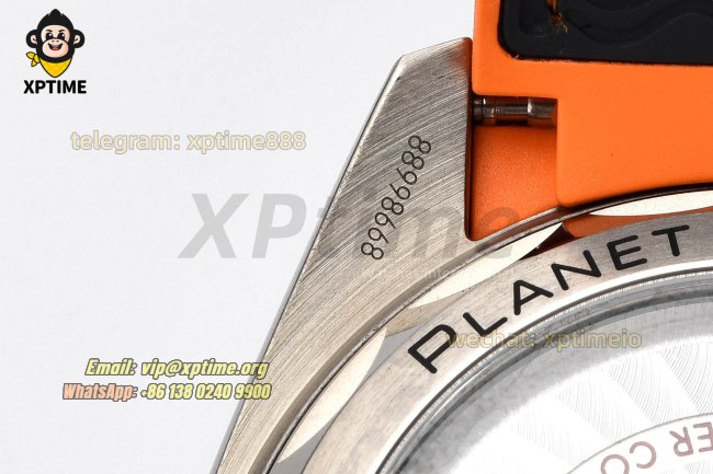 Planet Ocean 43.5mm VSF Gray/Stick/Orange Numeral on SS/RU Strap A8900 Super Clone Planet Ocean 43.5mm VSF Gray/Stick/Orange Numeral on SS/RU Strap A8900 Super Clone