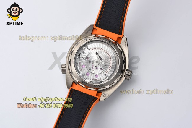 Planet Ocean 43.5mm VSF Gray/Stick/Orange Numeral on SS/RU Strap A8900 Super Clone Planet Ocean 43.5mm VSF Gray/Stick/Orange Numeral on SS/RU Strap A8900 Super Clone