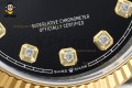 Datejust 126233 36mm VSF Black/Diamond on Jub YG/SS Bracelet VS3235 Super Clone Datejust 126233 36mm VSF Black/Diamond on Jub YG/SS Bracelet VS3235 Super Clone