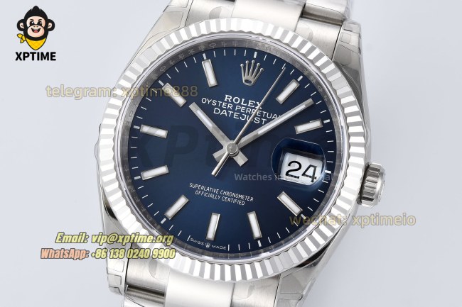 Datejust 126234 36mm VSF Blue/Stick on Oys SS/SS Bracelet VS3235 Super Clone Datejust 126234 36mm VSF Blue/Stick on Oys SS/SS Bracelet VS3235 Super Clone