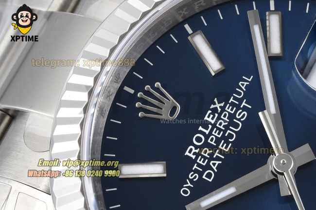 Datejust 126234 36mm VSF Blue/Stick on Oys SS/SS Bracelet VS3235 Super Clone Datejust 126234 36mm VSF Blue/Stick on Oys SS/SS Bracelet VS3235 Super Clone