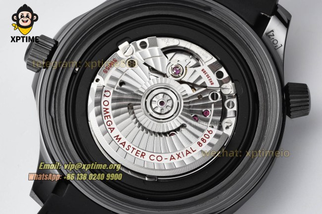 Seamaster 300M 43.5mm VSF Black/Dot on CER/RU Strap A8806 Seamaster 300M 43.5mm VSF Black/Dot on CER/RU Strap A8806