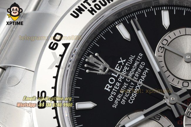 Daytona 126509 40mm VSF Black & Silver/Stick on SS/SS Bracelet DD4130 Super Clone (weighted) Daytona 126509 40mm VSF Black & Silver/Stick on SS/SS Bracelet DD4130 Super Clone (weighted)