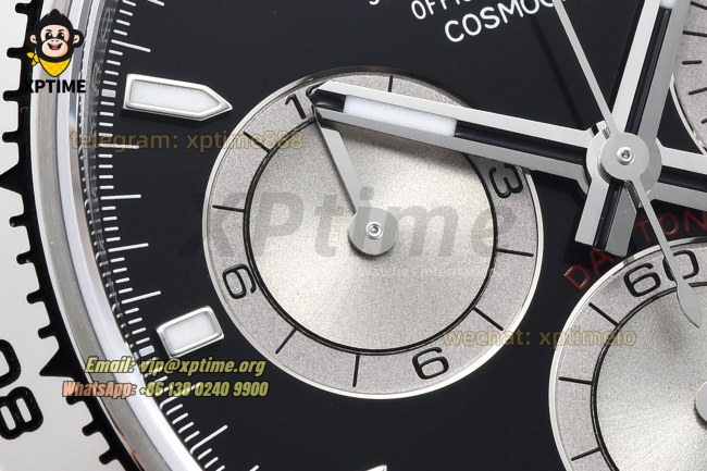 Daytona 126509 40mm VSF Black & Silver/Stick on SS/SS Bracelet DD4130 Super Clone (weighted) Daytona 126509 40mm VSF Black & Silver/Stick on SS/SS Bracelet DD4130 Super Clone (weighted)