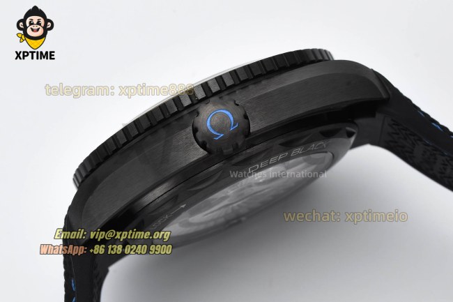 Planet Ocean GMT 45.5mm VSF Black/Stick with Blue Numeral on CER/RU Strap A8906 Super Clone Planet Ocean GMT 45.5mm VSF Black/Stick with Blue Numeral on CER/RU Strap A8906 Super Clone