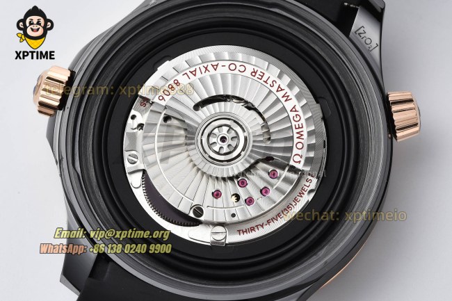 Seamaster 300M 43.5mm VSF Black/Dot on CER/RU Strap A8806 Seamaster 300M 43.5mm VSF Black/Dot on CER/RU Strap A8806