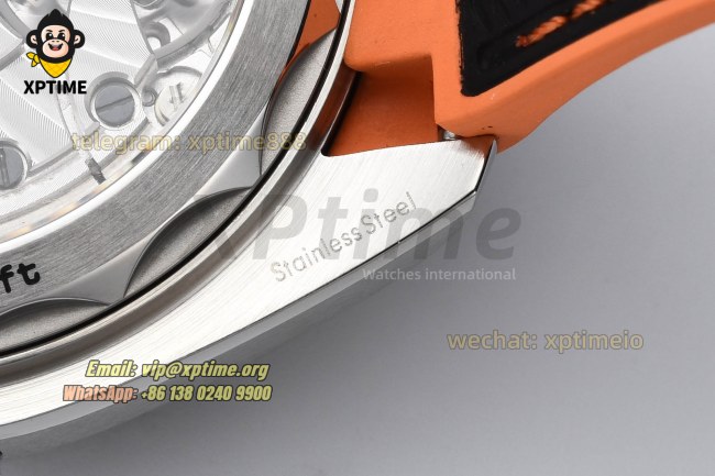 Planet Ocean 43.5mm VSF Black/Stick/Orange Numeral on SS/RU Strap A8900 Super Clone Planet Ocean 43.5mm VSF Black/Stick/Orange Numeral on SS/RU Strap A8900 Super Clone