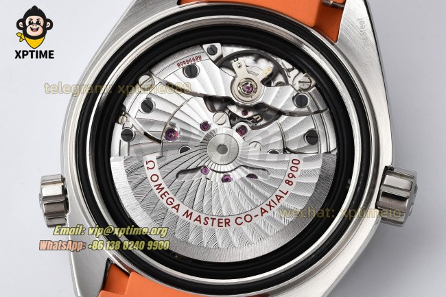 Planet Ocean 43.5mm VSF Black/Stick/Orange Numeral on SS/RU Strap A8900 Super Clone Planet Ocean 43.5mm VSF Black/Stick/Orange Numeral on SS/RU Strap A8900 Super Clone