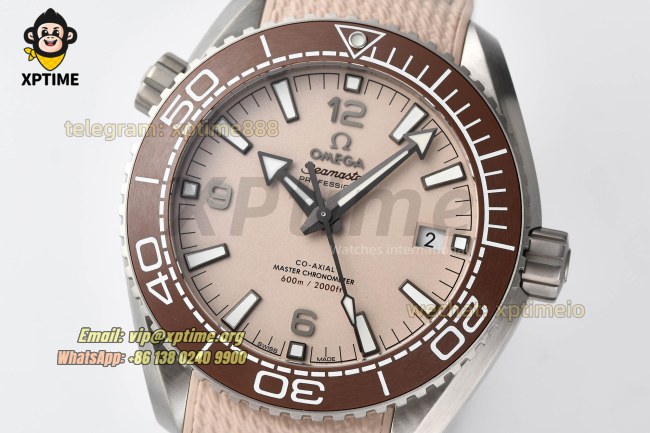 Planet Ocean 43.5mm VSF Beige/Stick Numeral on SS/RU Strap A8900 Super Clone Planet Ocean 43.5mm VSF Beige/Stick Numeral on SS/RU Strap A8900 Super Clone