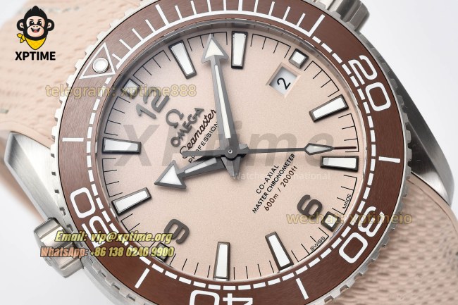 Planet Ocean 43.5mm VSF Beige/Stick Numeral on SS/RU Strap A8900 Super Clone Planet Ocean 43.5mm VSF Beige/Stick Numeral on SS/RU Strap A8900 Super Clone