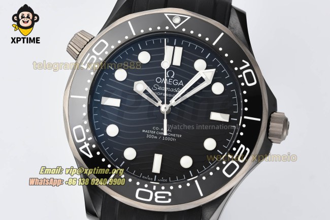 Seamaster 300M 43.5mm VSF Black/Dot on CER/RU Strap A8806 Seamaster 300M 43.5mm VSF Black/Dot on CER/RU Strap A8806