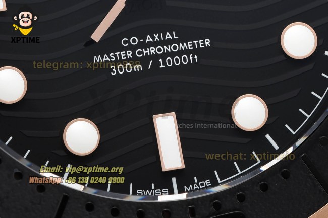 Seamaster 300M 43.5mm VSF Black/Dot on CER/RU Strap A8806 Seamaster 300M 43.5mm VSF Black/Dot on CER/RU Strap A8806
