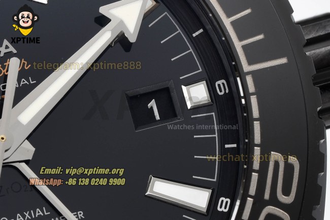 Planet Ocean GMT 45.5mm VSF Black/Sticks & Numerals on NY/RU Strap A8906 Super Clone Planet Ocean GMT 45.5mm VSF Black/Sticks & Numerals on NY/RU Strap A8906 Super Clone