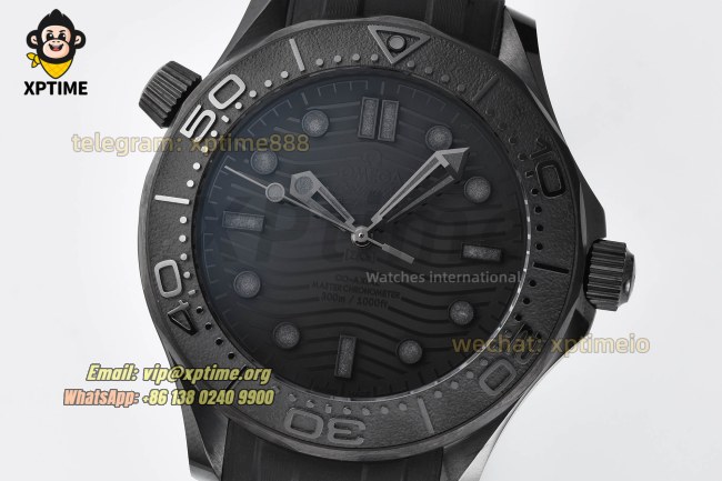Seamaster 300M 43.5mm VSF Black/Dot on CER/RU Strap A8806 Seamaster 300M 43.5mm VSF Black/Dot on CER/RU Strap A8806