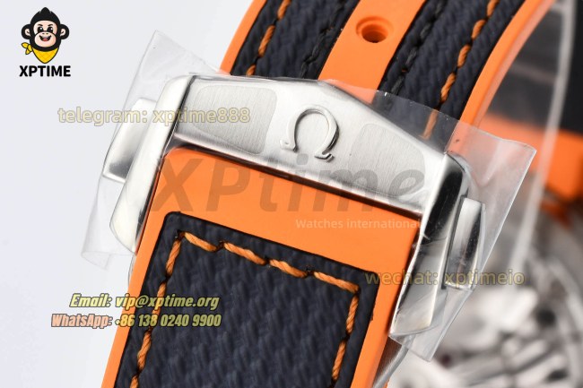 Planet Ocean 43.5mm VSF Gray/Stick/Orange Numeral on SS/RU Strap A8900 Super Clone Planet Ocean 43.5mm VSF Gray/Stick/Orange Numeral on SS/RU Strap A8900 Super Clone