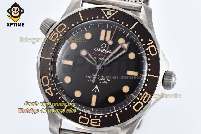 Seamaster 300M No Time To Die 007 42mm VSF Black/Dot on Titanium Bracelet V6 A8806 Super Clone Seamaster 300M No Time To Die 007 42mm VSF Black/Dot on Titanium Bracelet V6 A8806 Super Clone
