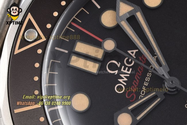 Seamaster 300M No Time To Die 007 42mm VSF Black/Dot on Titanium Bracelet V6 A8806 Super Clone Seamaster 300M No Time To Die 007 42mm VSF Black/Dot on Titanium Bracelet V6 A8806 Super Clone