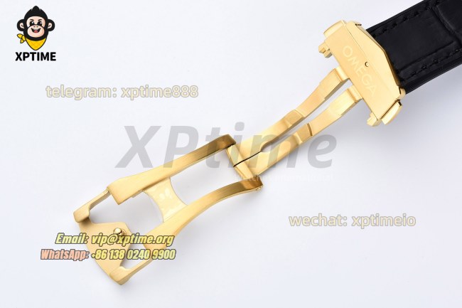 Constellation 41mm VSF Black/Stick on YG/LE Strap Super Clone A8900 Constellation 41mm VSF Black/Stick on YG/LE Strap Super Clone A8900